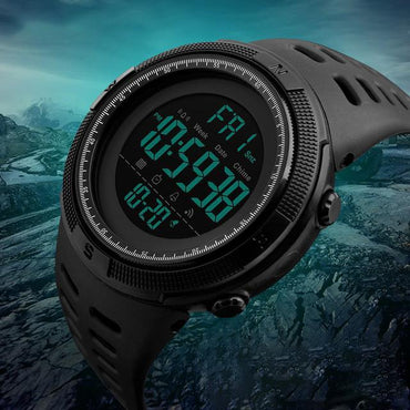 1251 Digital LED Waterproof Outdoor Sports Watch