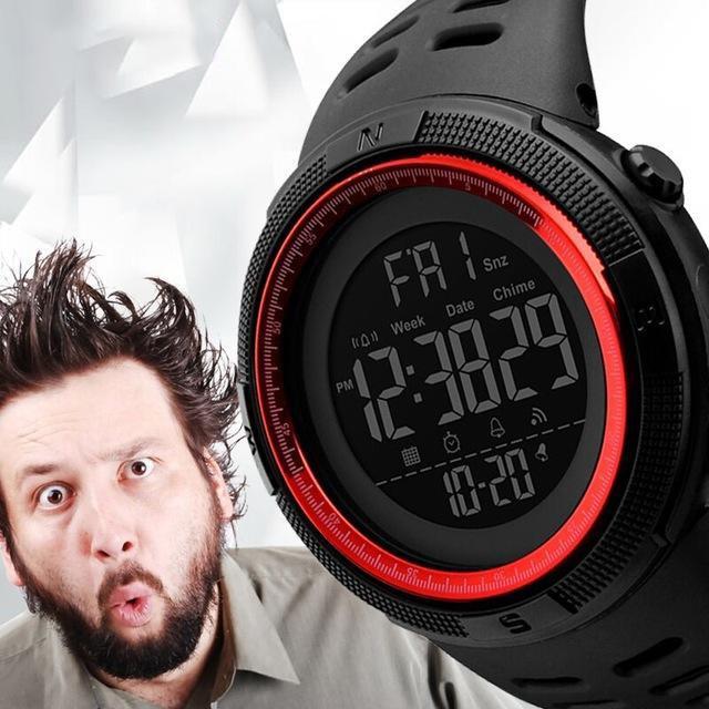 1251 Digital LED Waterproof Outdoor Sports Watch